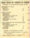 Estatistica de aproveitamento do ano de 1951