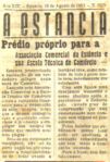 Notas sobre os edifcios da Escola Tcnica e da Associao Comercial de Estncia